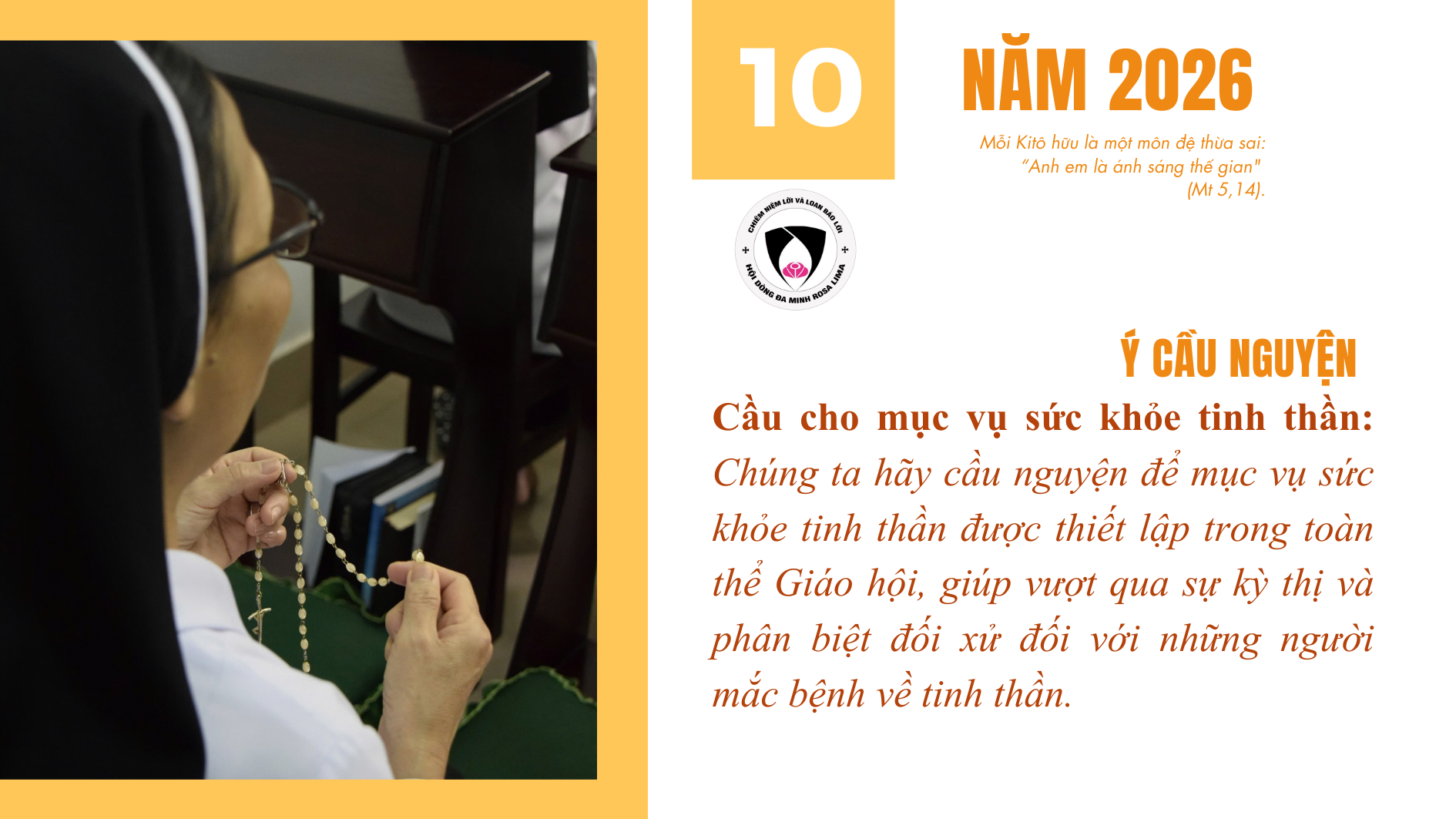 Lịch phụng vụ tháng 10/2026